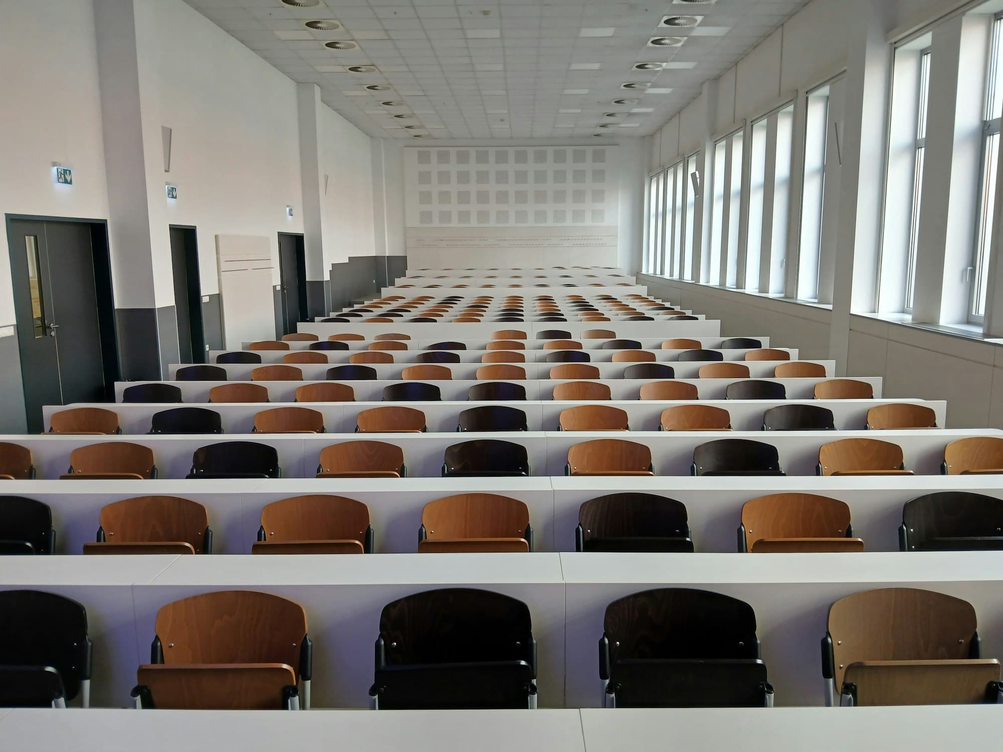Empty lecture hall