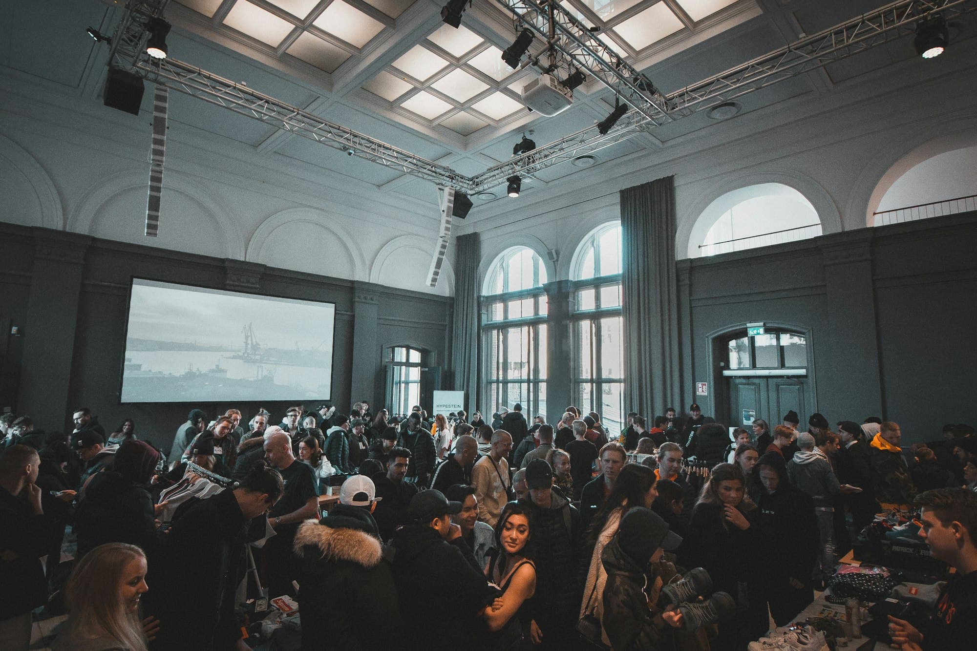 Audience listening at a research conference